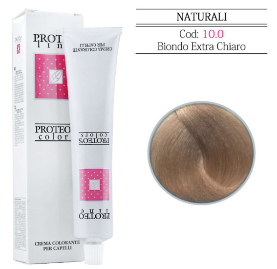 PROTEO LINE TINTURA PER CAPELLI - 10.0 BIONDO EXTRA CHIARO -100ML